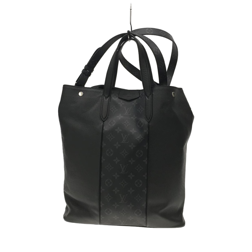 Louis Vuitton Taigarama Outdoor Leather Monogram Tote Bag Black